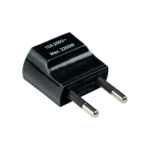 Macho Adaptador Americano 2P 10A Color Negro MEC