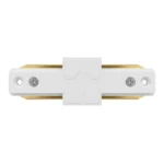 Union Conector Recto Blanco Para Riel Energizado