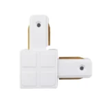 Union Conector 90º L Blanco Riel Energiza Monofasico