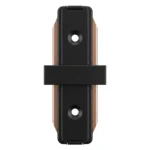 Union Conector Recto Negro Para Riel Energiza