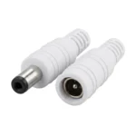 Conector Cable Macho y Hembra Con Seguro Para Luces LED, 5,5x2,1 DC 12/24V, (PAR) - Imagen 2