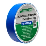 Huincha Aisladora 19 X 15mm X 10mts Azul MEC