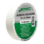 Huincha Aisladora 19 X 15mm X 10mts Blanco MEC