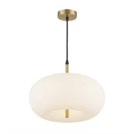 Lámpara Colgante Globo Blanco Amp E-27 x 2 - Imagen 2