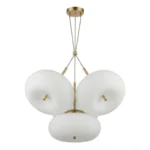 Lámpara Colgante 3 Globos Blanco Amp E-27 x 6 - Imagen 3