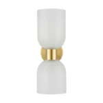 Aplique Pared Tubo Vidrio Gold Ampollta E-14 - Imagen 2