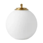 Aplique Muro Esfera Gold Rosca E14 Led Con Ampolleta - Imagen 2